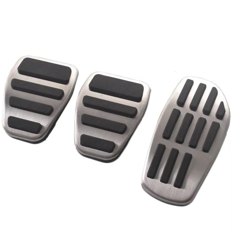 Pedalkappen Bremse Sport Edelstahl Kraftstoff Bremse Fußstütze Pedal Für Koleos Für Kadjar Für Samsung QM6 2016 2017 2018 2019 Bremse Fußstütze(at) von Qjahxkf