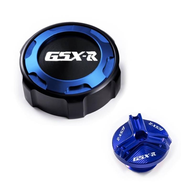 Bremsflüssigkeitsbehälter Abdeckung Motorrad Für SU&ZUKI GSXR GSX-R 600 750 1000 1000 R/X Gsx-r1000 Zubehör Vorderer Bremsflüssigkeitsdeckel Und Motoröl-Einfülldeckel-Schutz von QmeNa