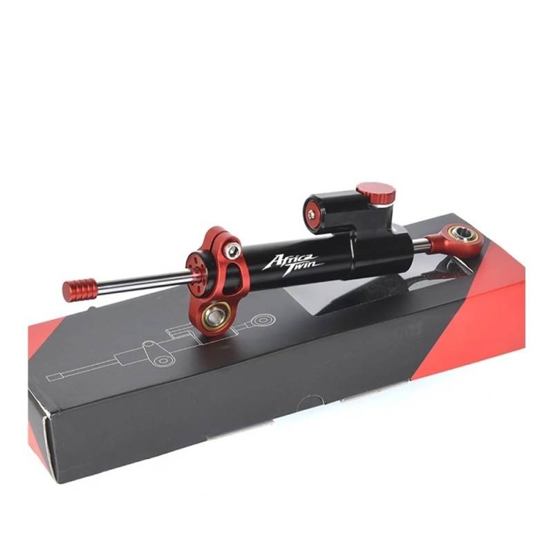 Motorrad Lenkungsdämpfer FÜR Africatwin FÜR CRF1000L FÜR CRF1100L 2018 2019 Einstellbare Motorräder Lenkung Stabilisieren Dämpfer Halterung Mount Kit von QmeNa