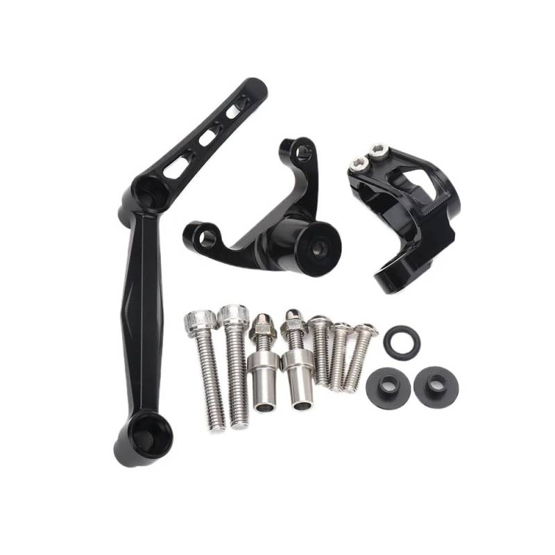 Motorrad Lenkungsdämpfer Für 21-24 Jahre Für Monster 950/937 Modifiziertes Lineal-Kit Dämpferhalterung Anti-Shake-Head-Lenkstabilisator-Stoßdämpfer von QmeNa