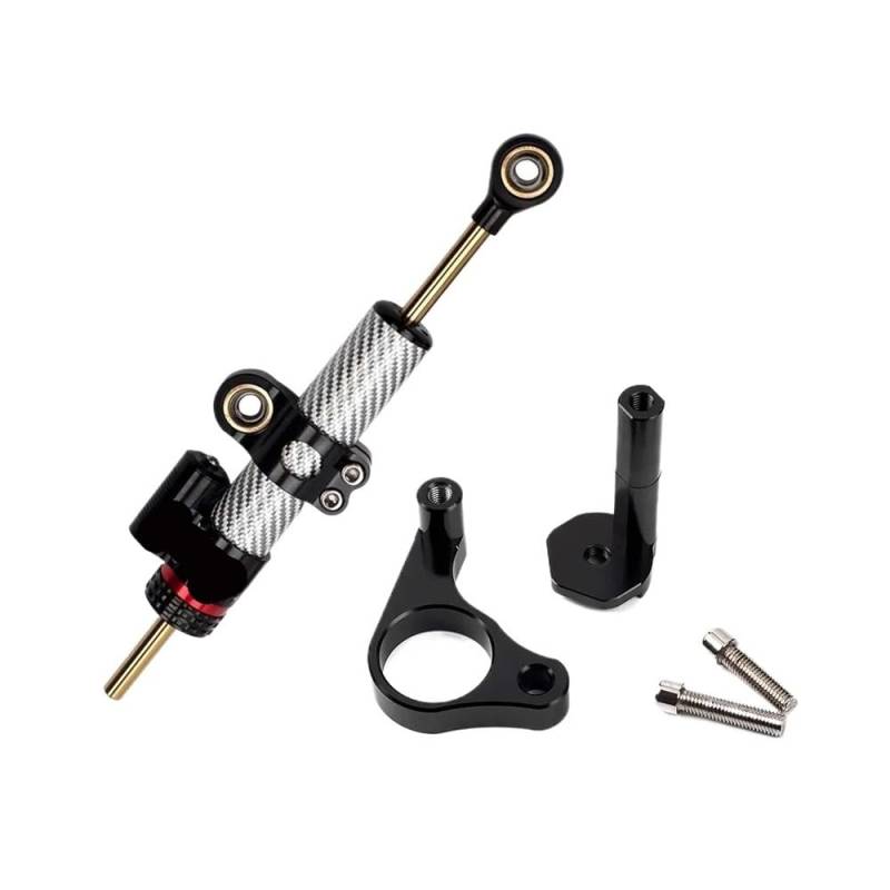 Motorrad Lenkungsdämpfer Für Gsx250r Motorrad Carbonbrazing Stabilisator Lenkung Dämpfer Montage Halterung Kit Für GSX250R Für GSX 250R von QmeNa