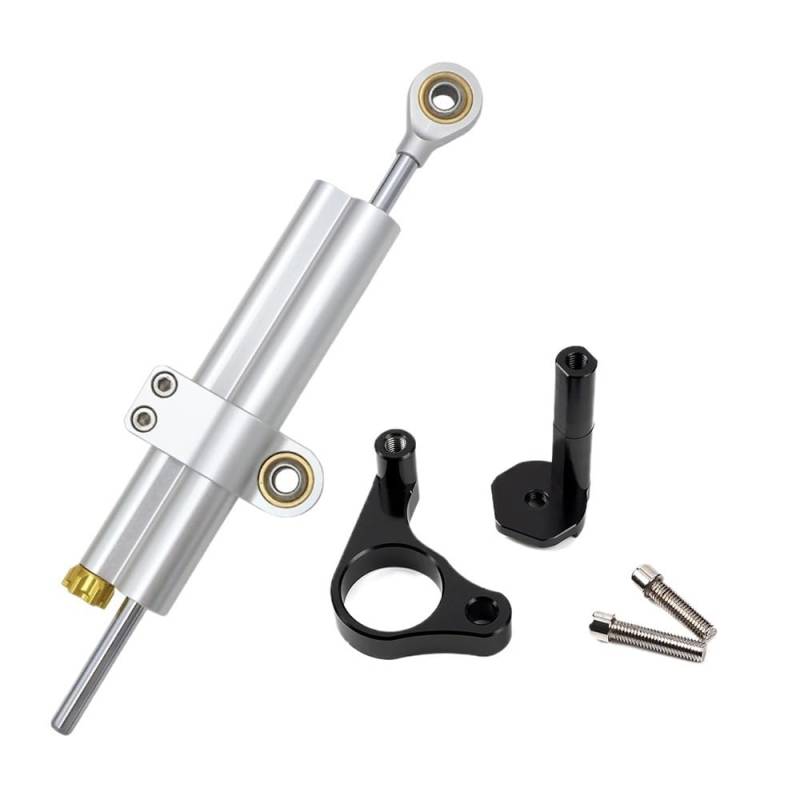 Motorrad Lenkungsdämpfer Für Gsx250r Motorrad Carbonbrazing Stabilisator Lenkung Dämpfer Montage Halterung Kit Für GSX250R Für GSX 250R von QmeNa
