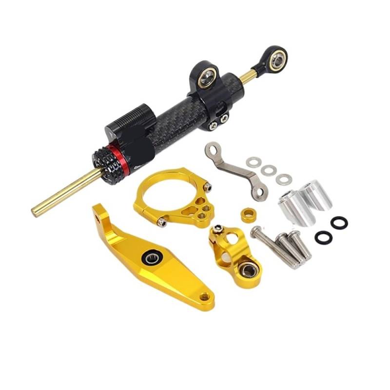 Motorrad Lenkungsdämpfer Für MT09 MT09 SP 2021 2022 2023 Motorräder Zubehör Lenkung Stabilisieren Dämpfer Halterung Mount Kit Für MT09 Mt09 SP von QmeNa