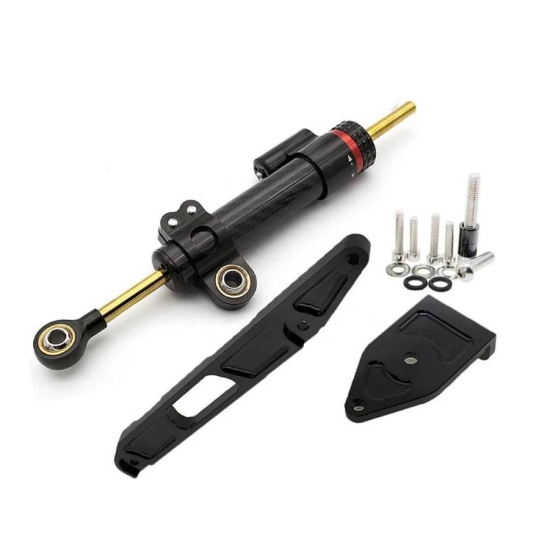 Motorrad Lenkungsdämpfer Für XJR 1300 Für XJR1300 1998 1999 2000 2001 2002-2015 Motorrad Aluminium Lenkungsstabilisator Dämpferhalterung Montagesatz von QmeNa