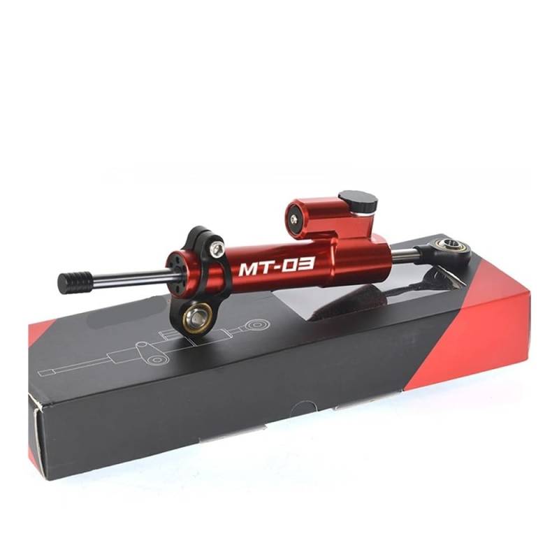 Motorrad Lenkungsdämpfer Motorrad Einstellbare Lenkung Stabilisieren Dämpfer Sicherheit Control Halterung Montage FÜR MT03 FÜR MT-03 2005-2024 2023 2021 von QmeNa