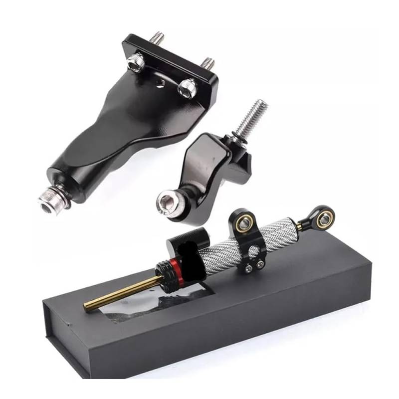 Motorrad Lenkungsdämpfer Motorrad-Front-End-Lenkungsdämpfer-Basisstabilisator-Lenkungsstoß-Montagehalterungs-Unterstützungskit Für R25 R3 2021-2024 von QmeNa
