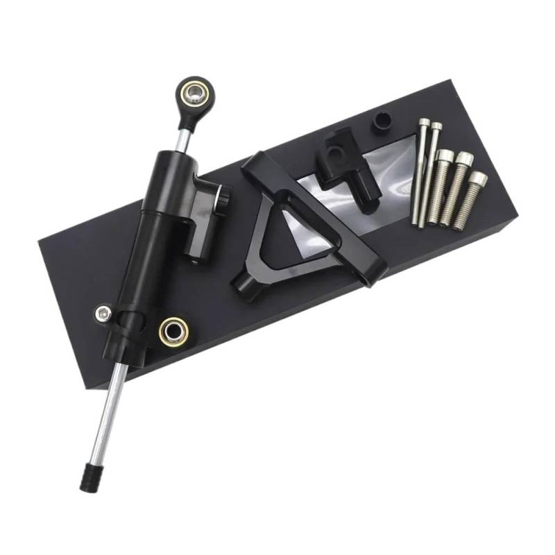 Motorrad Lenkungsdämpfer Motorrad-Lenkungsdämpfer-Stabilisator Und Halterung Für ZX6R ZX-6R 2007 2008 Motorrad-Lenkungsstabilisator-Stoßdämpfer von QmeNa