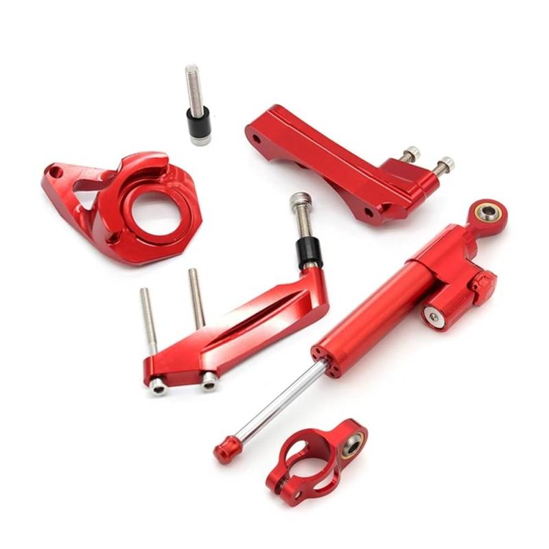 Motorrad Lenkungsdämpfer Motorrad Stabilisator Lenkung Dämpfer Montage Halterung Unterstützung Kit Für GSXR 600 750 2001 2002 2003 2004 2005 Für GSX-R600 von QmeNa