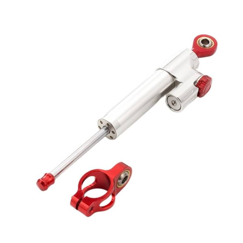 Motorrad Lenkungsdämpfer Universal-Lenkungsdämpfer Verstellbar Aluminium Für Roller Zubehör Stabilisator Lenkungsdämpfer Motorrad von QmeNa