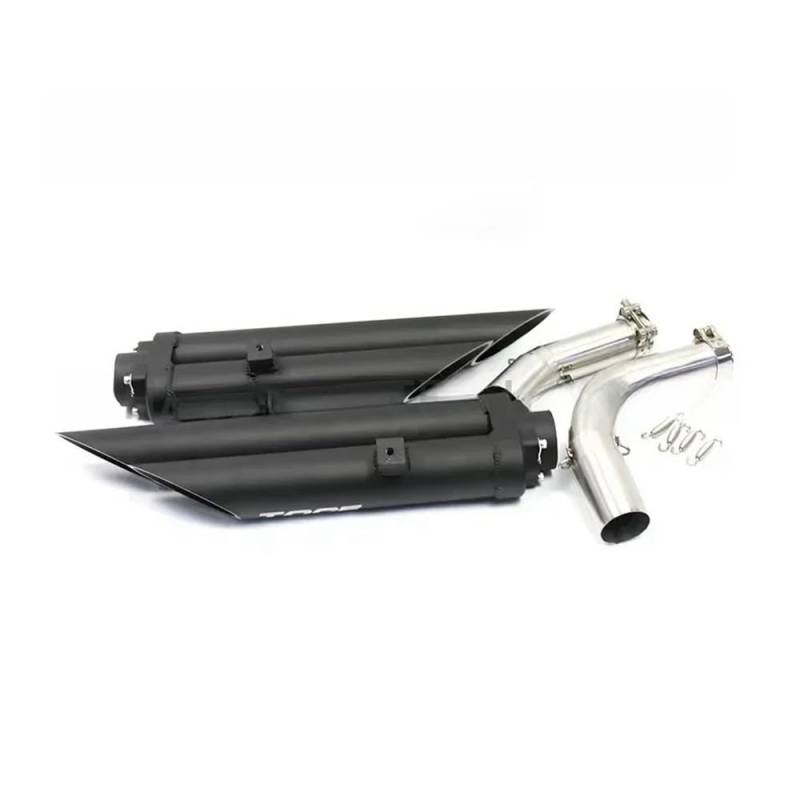 Motorrad Schalldämpfer Für R1YZF R1 2004 2005 2006 2007 2008 2009 2010 2012 2013 2014 Jahr Universal Dual-Outlet Motorrad Auspuff Schalldämpfer Rohr von QmeNa