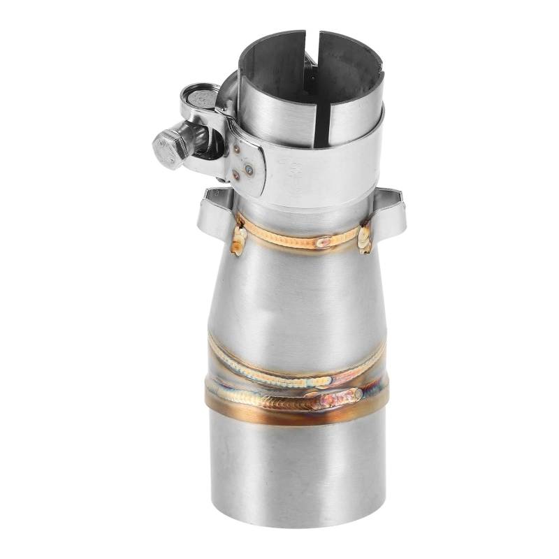 Motorrad Schalldämpfer Motorrad Auspuffrohr Schalldämpfer Mitte Adapter Motorrad Link Motorrad Auspuffrohr Kit Schalldämpfer von QmeNa