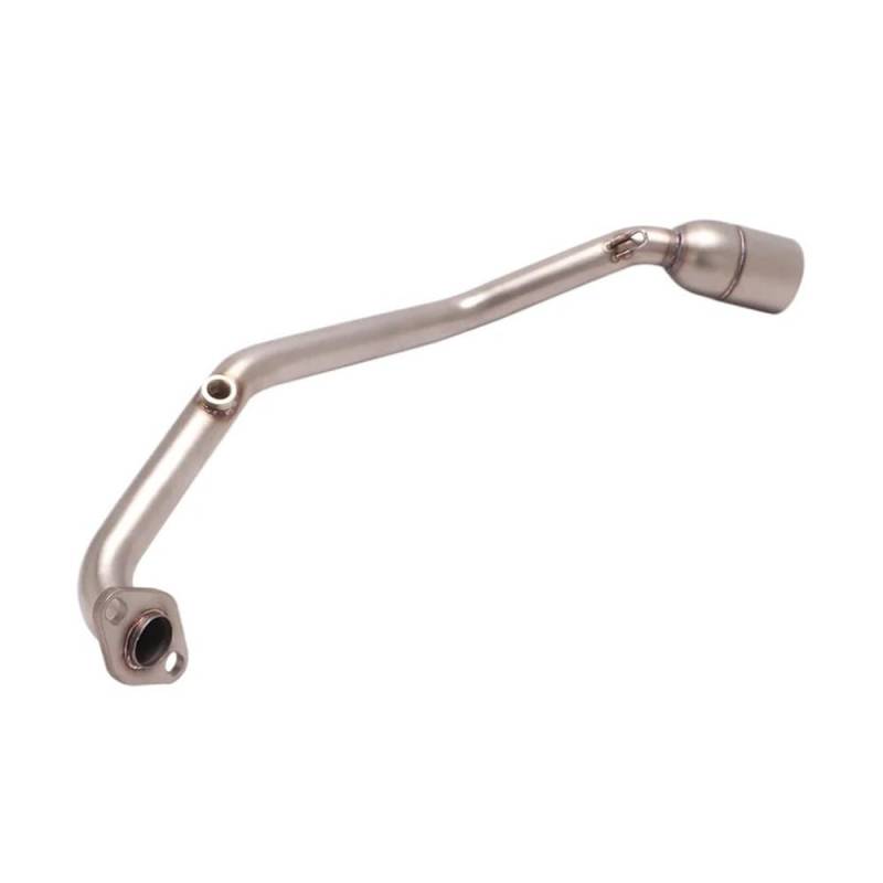 Motorrad Schalldämpfer Slip Auf Für PCX125 PCX150 PCX 125 PCX 150 2021 2022 2023 Schalldämpfer Auspuff Flucht Motorrad Vorne Link Rohr Mit Sensor von QmeNa