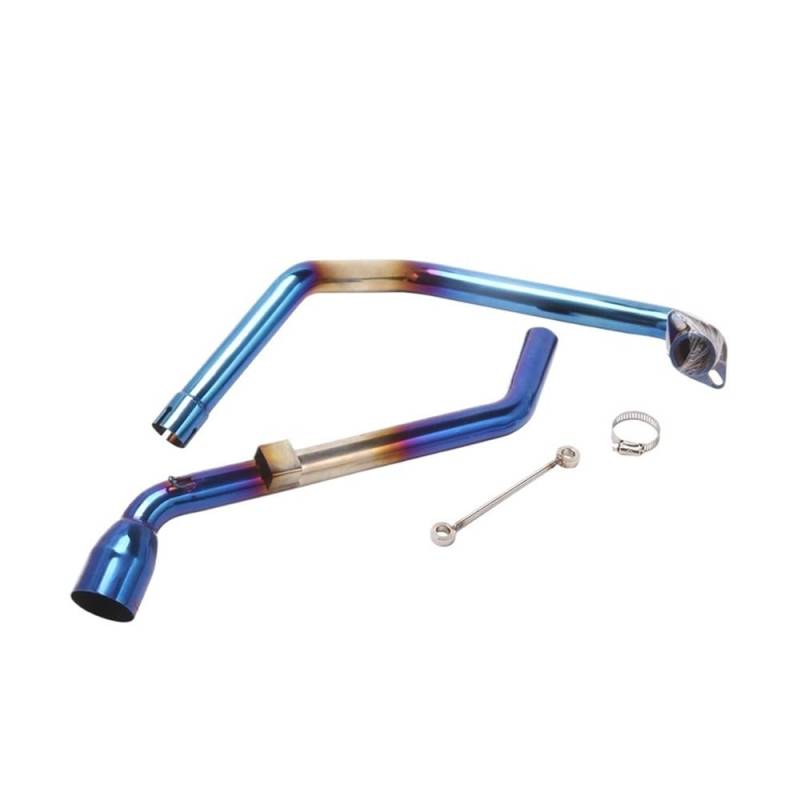Motorrad Schalldämpfer Slip On Für FZS150 FZS 150 Motorrad Auspuff Verbindung Mitte Vorne Link Rohr Escape Moto Schalldämpfer Ändern 51 MM Fahrrad Schlauch von QmeNa