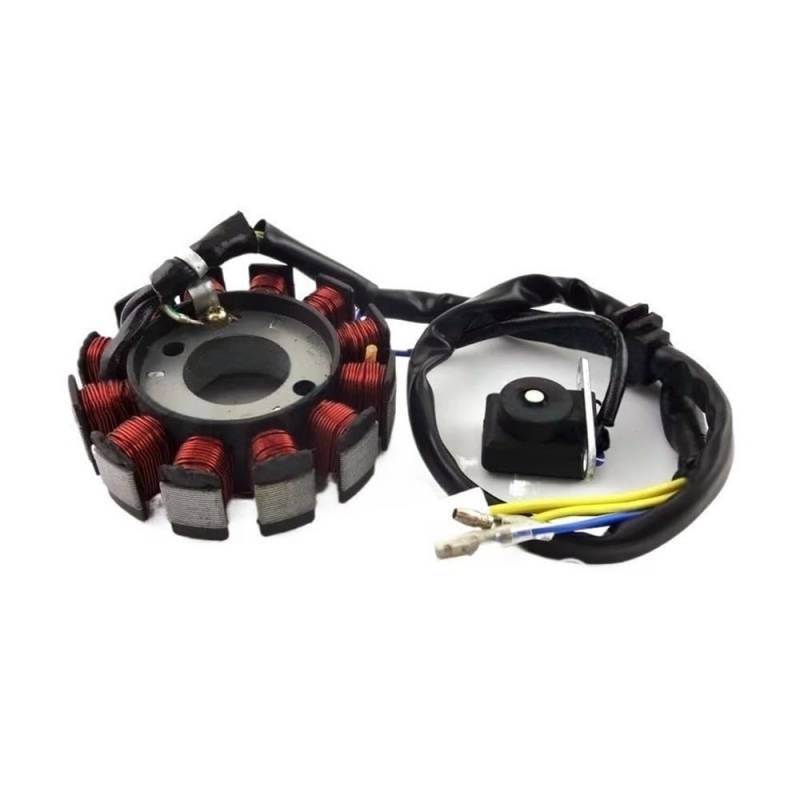 Zündspule Statorspule Spule Magnetzündung Statorspule 12 Pole Für GY6 125cc 150cc Moped Roller Quad Motorrad Motocross von QmeNa