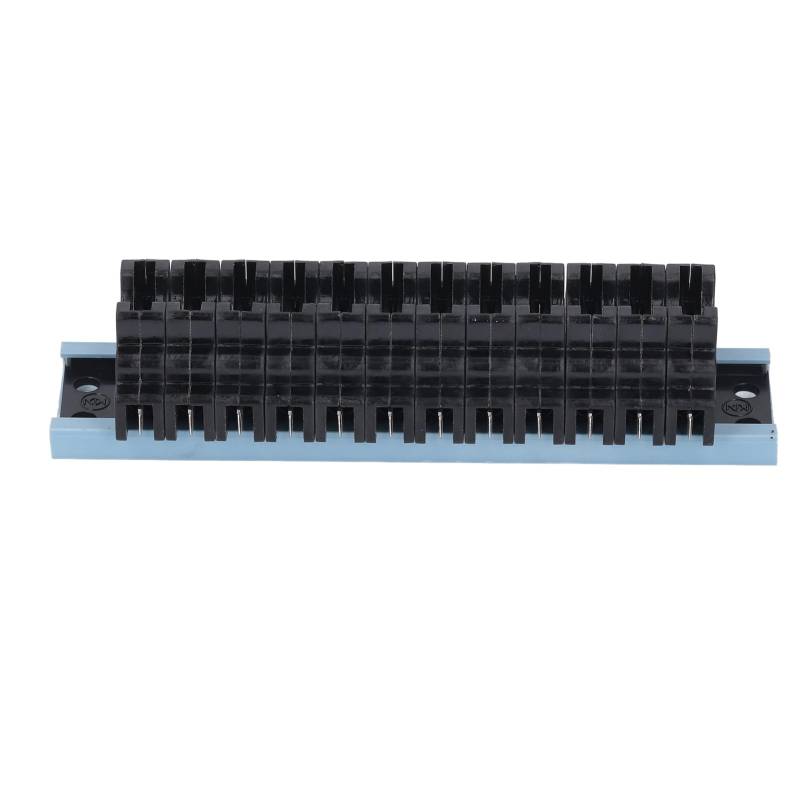 Qotolith 12p Automobilhalter, flexible Schienenhalterung, ATS 1A 30A Blattkompatibilität, stabiles PC -Material, 32 -V -Max -Spannung für Fahrzeug -Elektrosysteme von Qotolite
