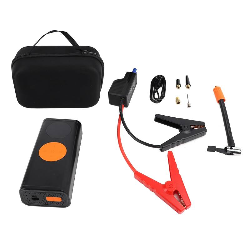 Qotolith 20000mah schnurloser Luftkompressor -Reifen -Inflator, 150 psi, LCD -Display, LED -Licht, USB -Ausgang, für Auto, Motorrad, Fahrrad, Notfallgebrauch von Qotolite