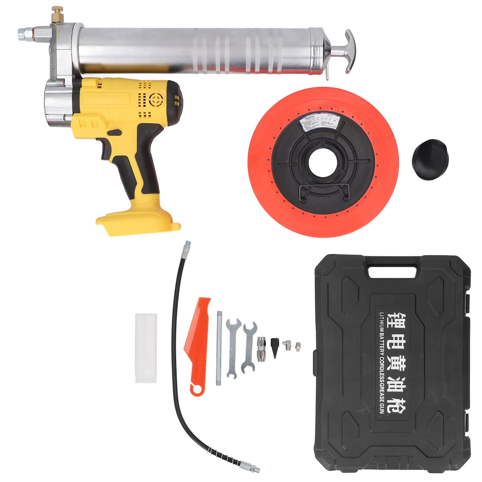 Qotolith -Kabelfettpistole 8500 psi batteriebetrieben, Variabler Geschwindigkeitsauslöser, kompatibel mit BL1830B BL1850 BL1860 für Bauernhöfe und Baugeräte Qotolith -Kabelfettpistole 8500 psi batteriebetrieben, Variabler Geschwindigkeitsauslöser, kompatibel mit BL1830B BL1850 BL1860 für Bauernhöfe und Baugeräte von Qotolite