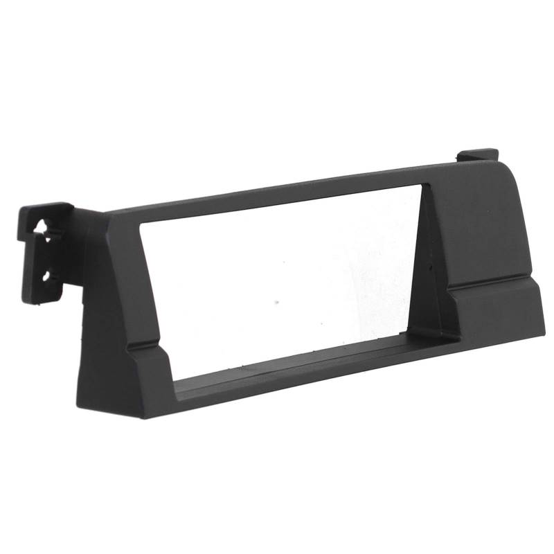 1-DIN Center Control Radio DVD-Panel-Rahmen Audio Dash Frame Trim Schwarz Passend 3er E46 2003-2005 von Qqmora