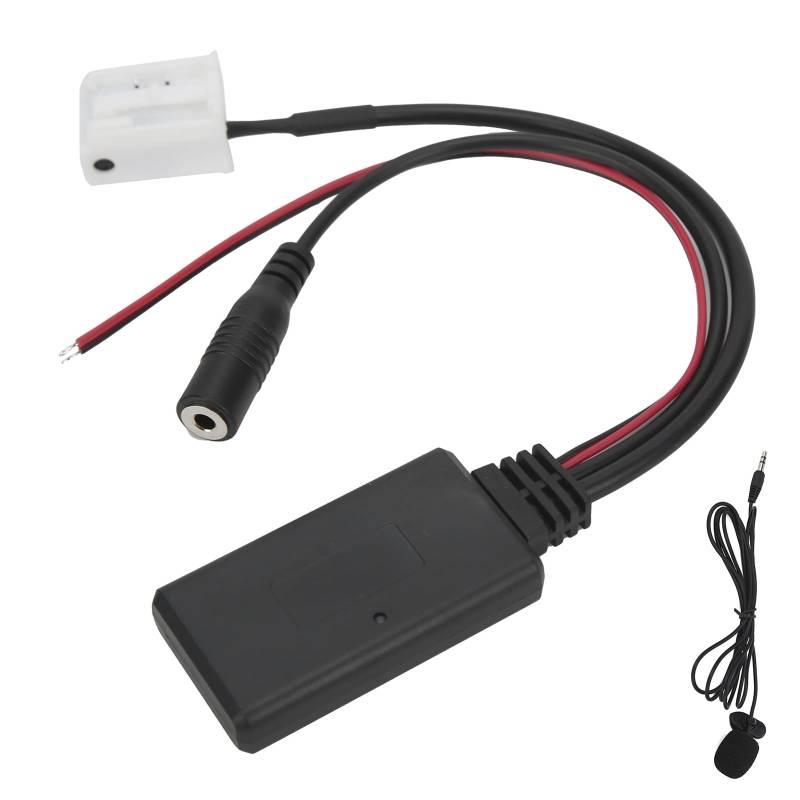 12-poliges Bluetooth AUX-IN-Adapter Mikrofon Smartphone Freisprecheinrichtung Car Audio Audio Cable Kit Passend f¨¹r RCD210 RCD300 RCD310 von Qqmora