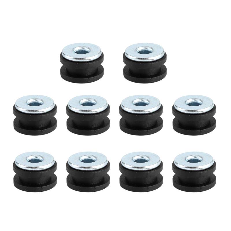 Gummiring Motorrad Gleichrichter Puffer Gummiring Silber Praktische Gummit¡§1llen Kit Schwarz Ersatzteile Zubeh?r Motorr?der,Sitzverkleidung von Qqmora