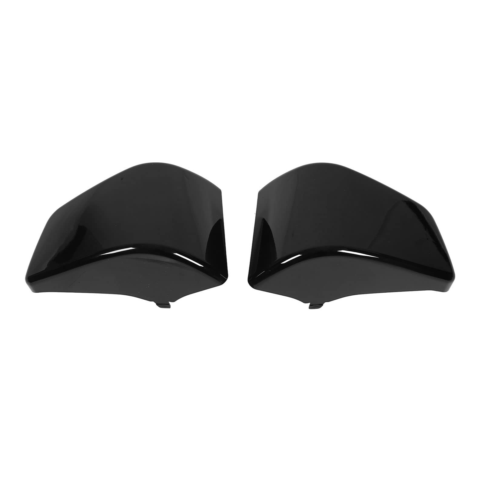 Motorrad -Batterie -Seitenverkleidungsabdeckung Schatten ACE VT400 VT750 1997-2003 ABS -Chrom (Schwarz) von Qqmora
