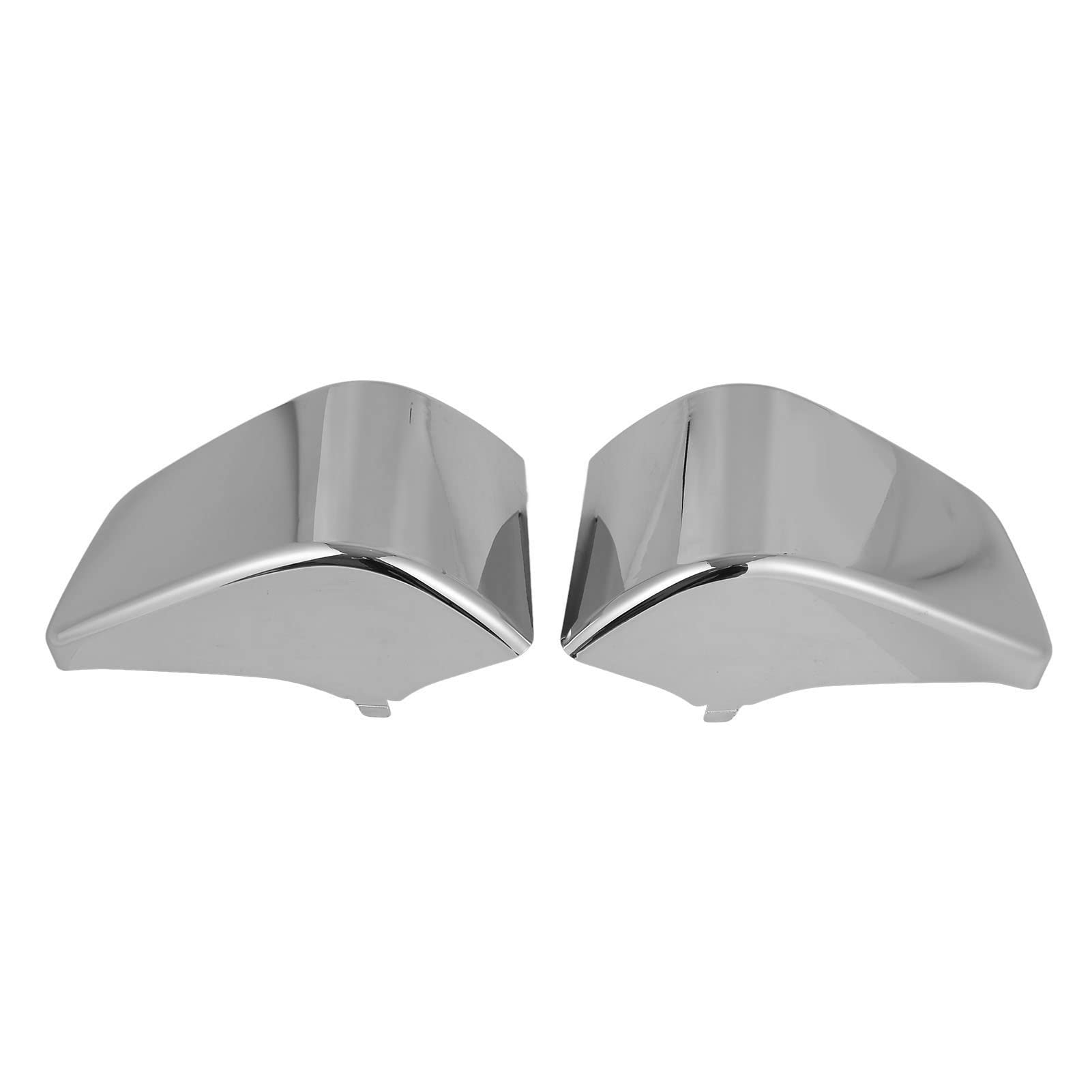 Motorrad -Batterie -Seitenverkleidungsabdeckung Schatten ACE VT400 VT750 1997-2003 ABS -Chrom (Silber) von Qqmora