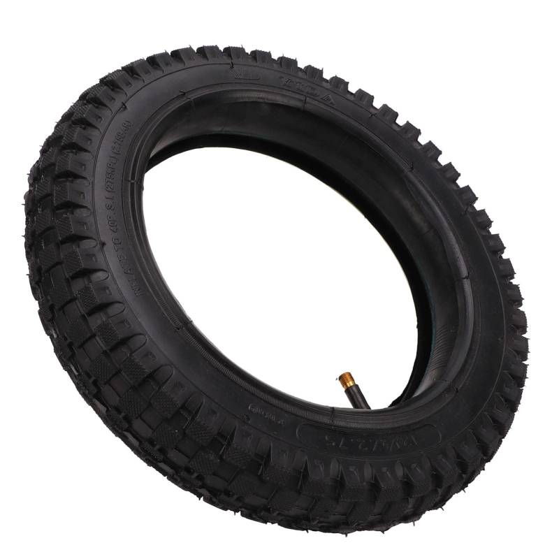 Qqmora 40psi 12,5x2.75 Gummi -Reifen -Innenrohr -Set für Hochleistungsreifen, Geeignet für MX350 MX400 Scooter, Dirt Bike, Motorcycle, Powersports von Qqmora