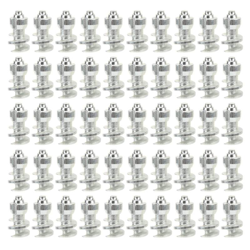 Qqmora 50 PCs Anti-Skid-Rad-Reifenstollen, Schneespitzen für Auto, LKW, Gabelstapler, Motorrad, Schraubenverzerrung in Reifenverkleidung für Verbesserten Griffe bei den von Qqmora
