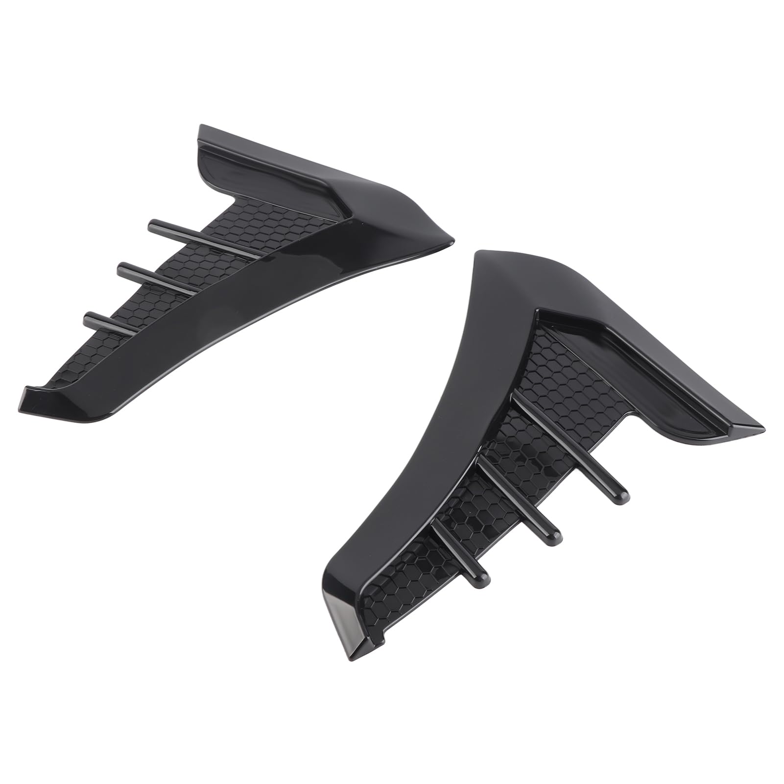 Universelle 2PCS Gloss Black Side Entlüftungsverkleidungsaufkleber, Gummi -Kiemen für Autos, Schwarze Mesh -Seitenschlitze und Trimmdekoration für Fahrzeuge Universelle 2PCS Gloss Black Side Entlüftungsverkleidungsaufkleber, Gummi -Kiemen für Autos, Schwarze Mesh -Seitenschlitze und Trimmdekoration für Fahrzeuge von Qqmora