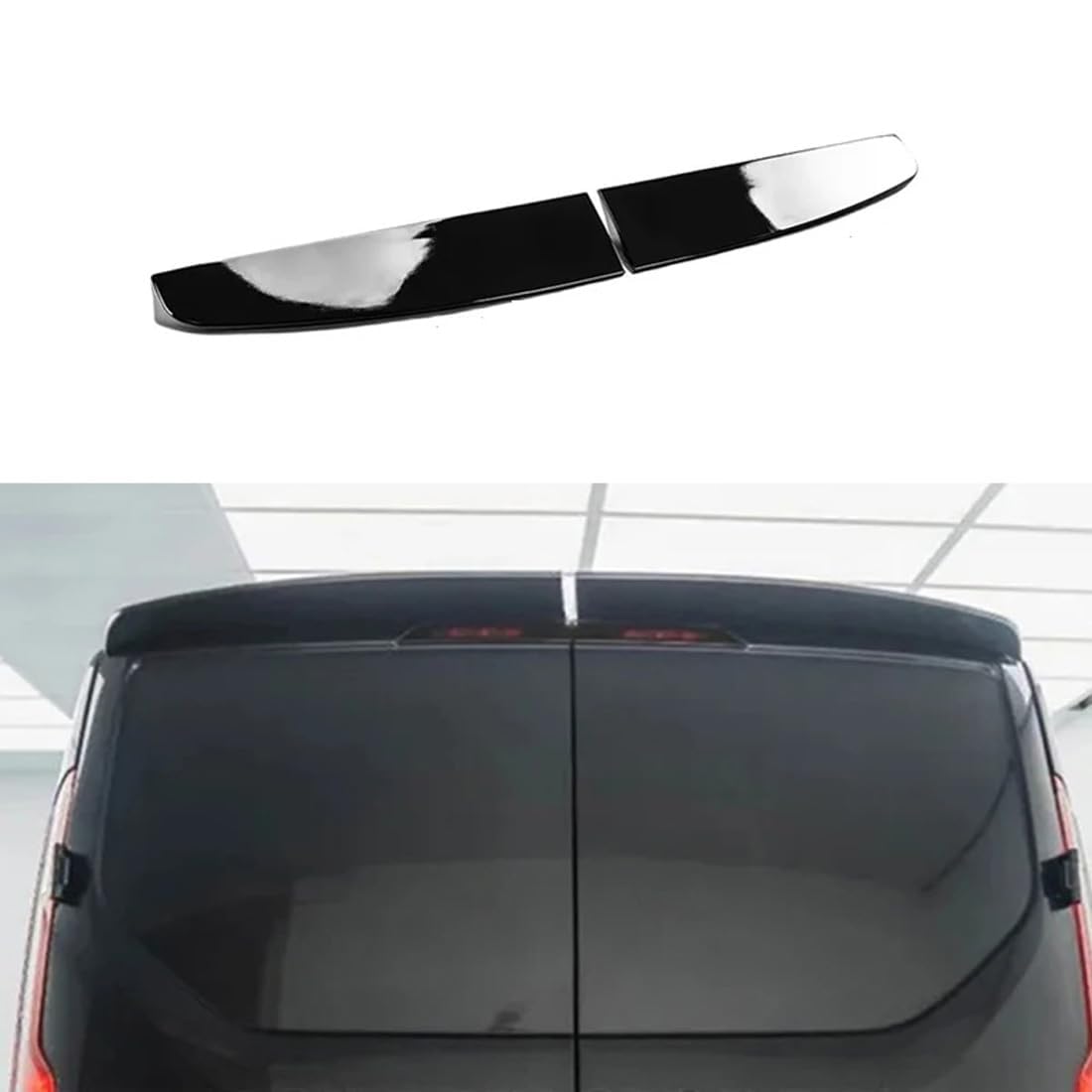 QqzzzH für Ford Transit Custom Mk8 2012-2022 Double Door Auto Kofferraum Heck Spoiler, Schwarz, ABS, Heckflügel, Auto-Tuning-Zubehör QqzzzH für Ford Transit Custom Mk8 2012-2022 Double Door Auto Kofferraum Heck Spoiler, Schwarz, ABS, Heckflügel, Auto-Tuning-Zubehör von QqzzzH