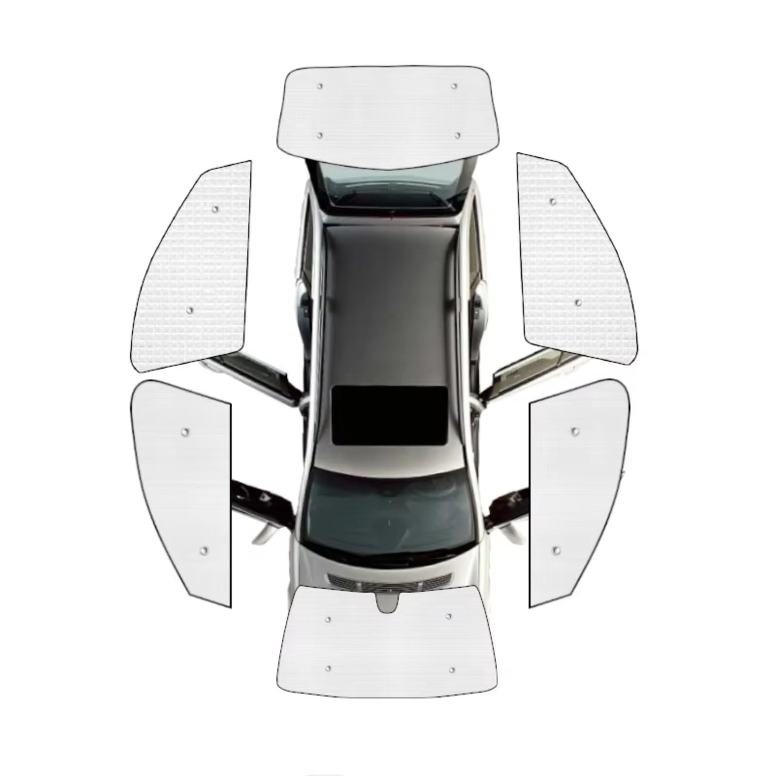 Frontscheibenabdeckung Für Accord Mk7 7 CL7 Für Euro Für Für TSX 2003~2007 Surround Windschutzscheibe Fenster Visier Vollständige Abdeckung Sonnenschutz Sonnenschutz Auto(All Sunshades) von Qsnfda