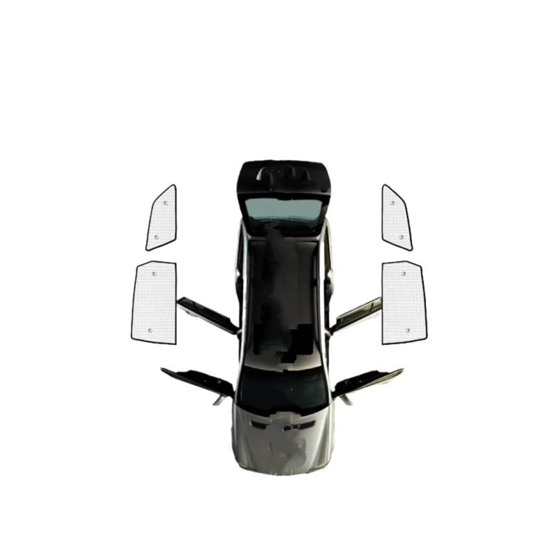 Frontscheibenabdeckung Für FIAT Für Freemont 2009~2020 Autozubehör Sonnenschutz Windschutzscheiben Seitenfenster Visier Vollständige Abdeckungen Sonnenschirme Sonnenschutz Auto(Rear Windows) von Qsnfda