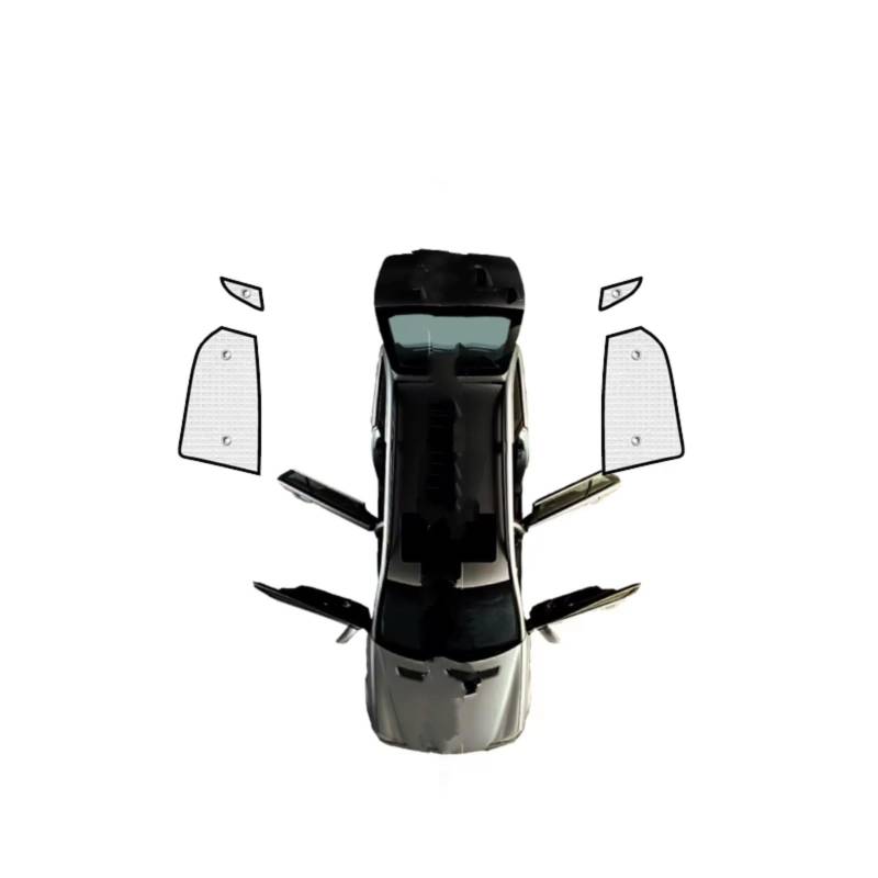Frontscheibenabdeckung Für Ford Für Ecosport B515 2014~2023 2018 2019 Anti-UV-Auto-Sonnenschutzfenster-Sonnenschutzabdeckung Auto-Volldeckungs-Sonnenschirme Sonnenschutz Auto(Rear Windows) von Qsnfda