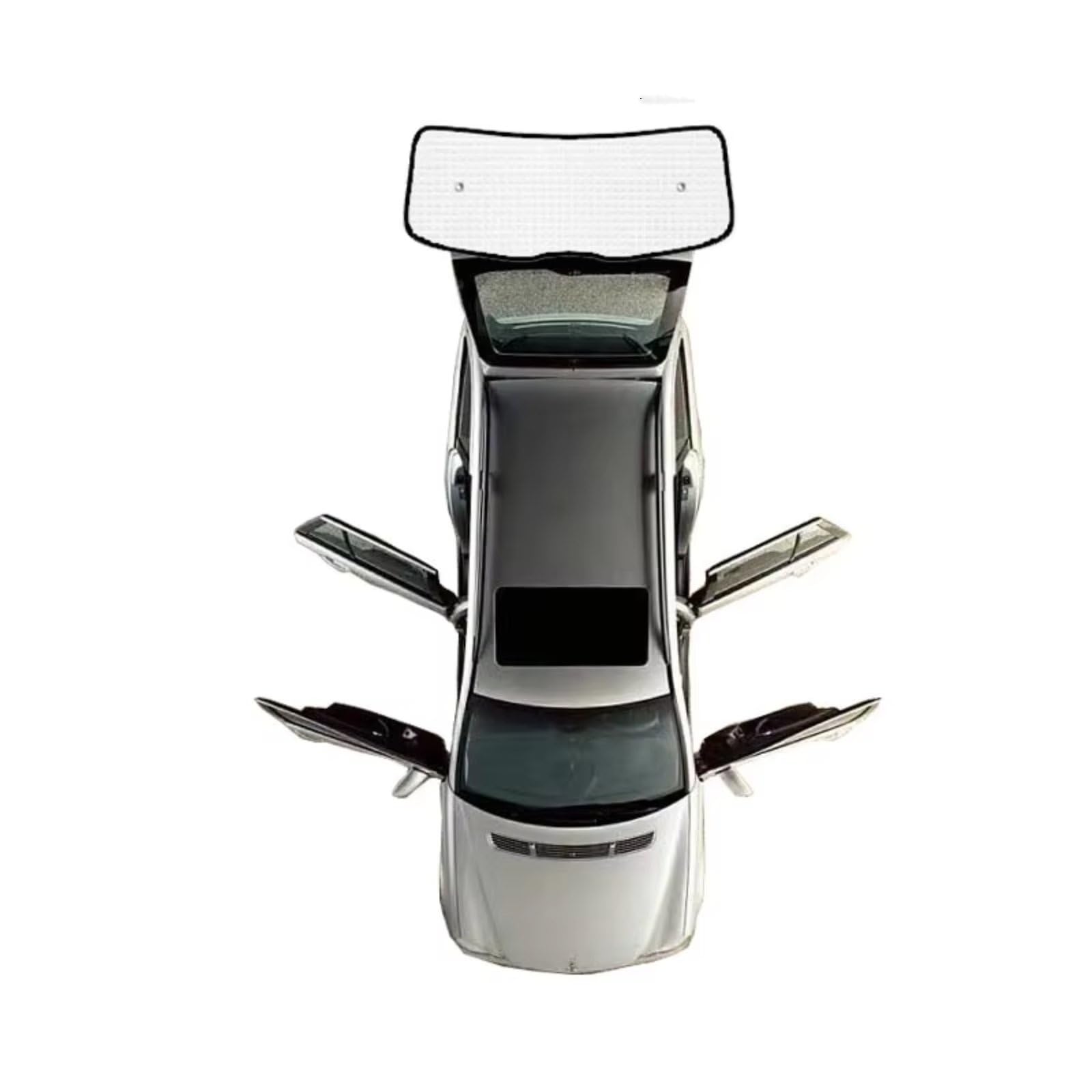 Frontscheibenabdeckung Für Ford Für Explorer Für Classic U502 2011~2019 Vollständige Abdeckungen Sonnenschirme Windschutzscheibe Windows Visier Sonnenschutz Auto(Rear Windshield) von Qsnfda