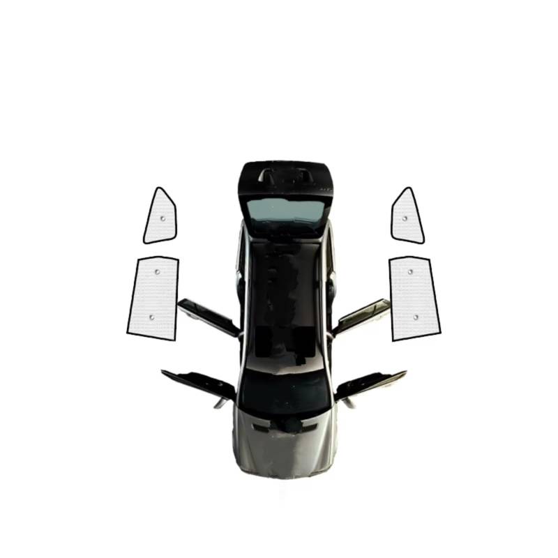 Frontscheibenabdeckung Für Ford Für KUGA Für MK2 C520 2014~2019 Auto-Sonnenschutz Windschutzscheiben Seitenfenstervisier Vollständige Abdeckungen Sonnenschirme Sonnenschutz Auto(Rear Windows) von Qsnfda