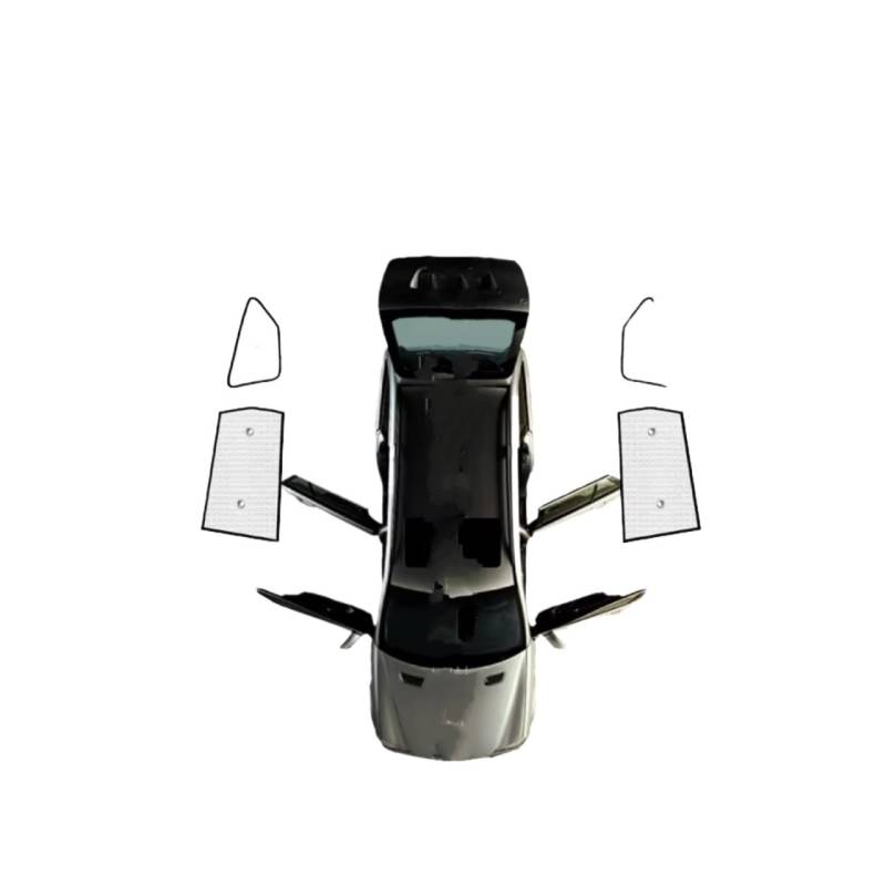 Frontscheibenabdeckung Für Ford Für KUGA MK2 C520 Auto Sonnenschutz Windschutzscheiben Seitenfenster Visier Vollständige Abdeckungen Sonnenschirme Sonnenschutz Auto(Rear Windows) von Qsnfda