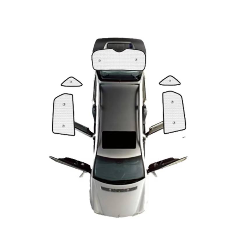 Frontscheibenabdeckung Für Hyundai Für Tucson NX4 Für LWB Windschutzscheiben UV-Schutz Sonnenschutz Seitenfenstervisier Vollständige Abdeckung Sonnenschirme Sonnenschutz Auto(Rear sunshades) von Qsnfda