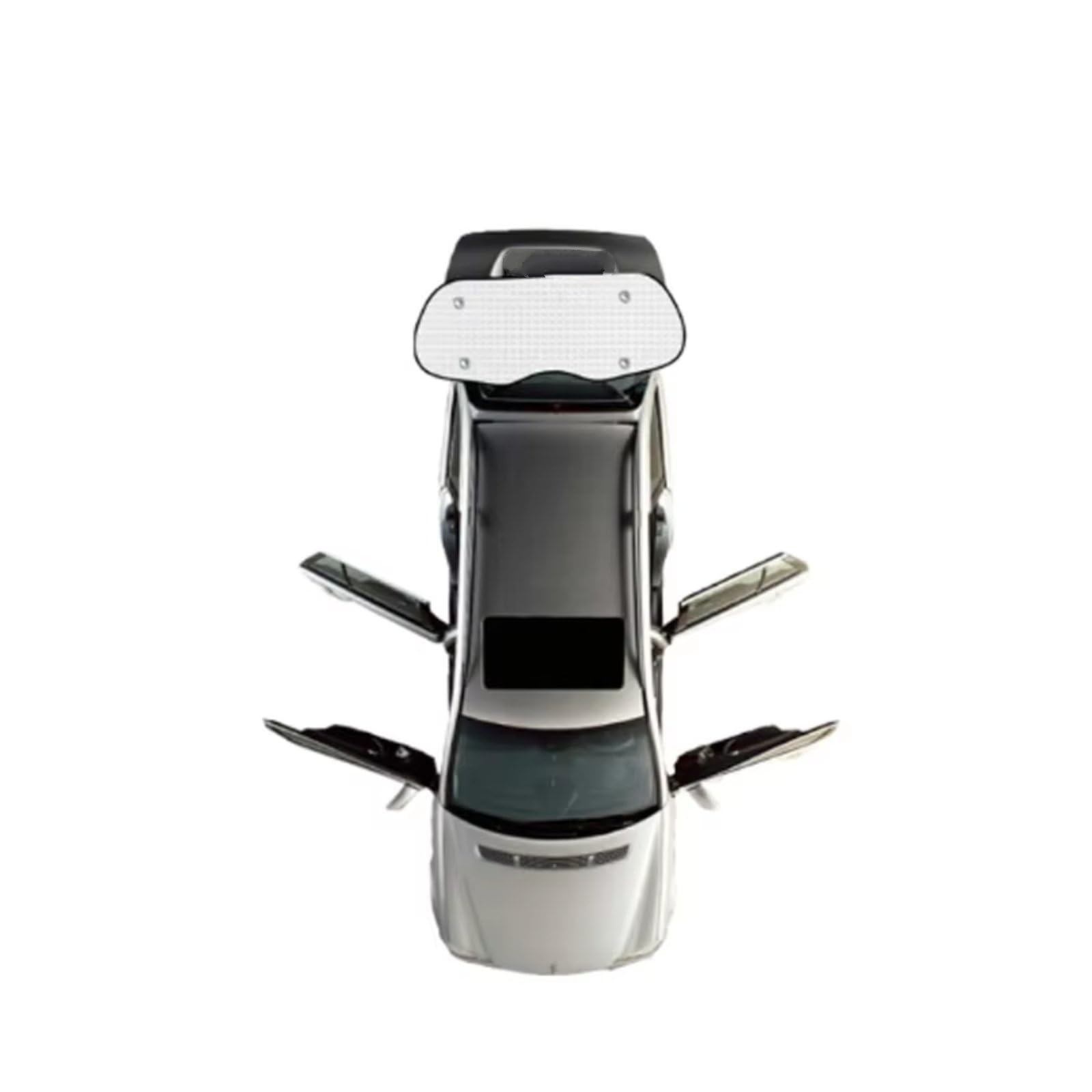 Frontscheibenabdeckung Für Jazz Für Fit 2020-2015 2016 GK3 GK5 Sonnenschutz Auto Windschutzscheiben Seitenfenster Visier Auto Volle Abdeckung Sonnenschirme Sonnenschutz Auto(Rear Windshield) von Qsnfda