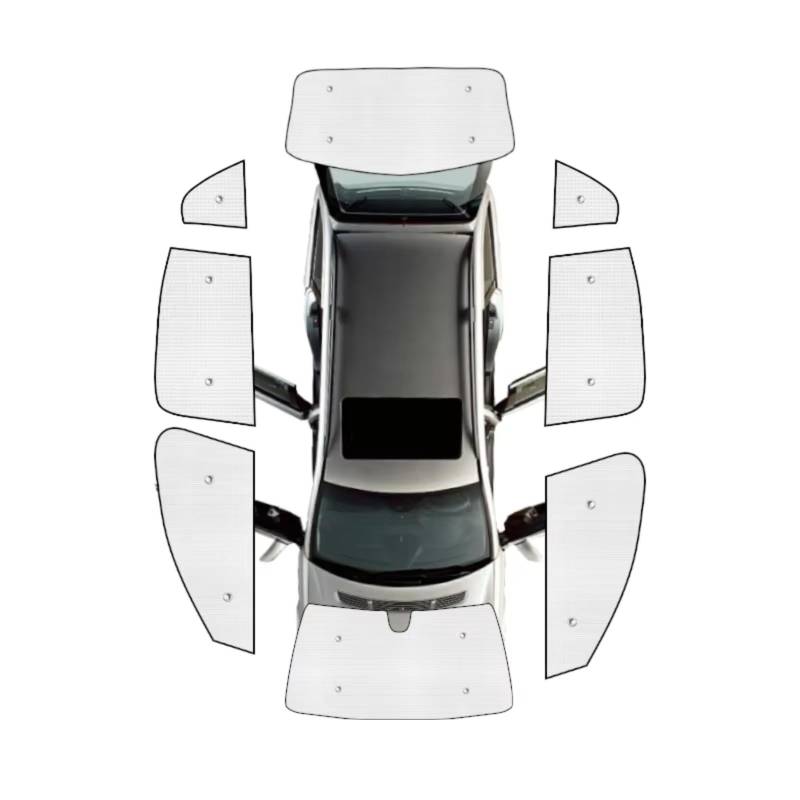 Frontscheibenabdeckung Für Jeep Für Renegade 2014~2023 Windschutzscheibe Sonnenschutz UV-Schutz Visier Vollständige Abdeckungen Sonnenschirme Sonnenschutz Auto(All Sunshades) von Qsnfda