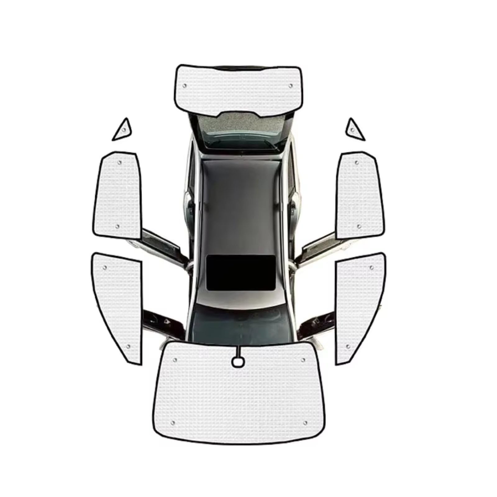 Frontscheibenabdeckung Für MG Für ZS Für ZS11 Für MGZS ZX Auto-Windschutzscheibe, UV-Schutz, Sonnenschutz Visier Sonnenschirm Auto-Seitenfenster-Sonnenschirme Sonnenschutz Auto(All Sunshades) von Qsnfda