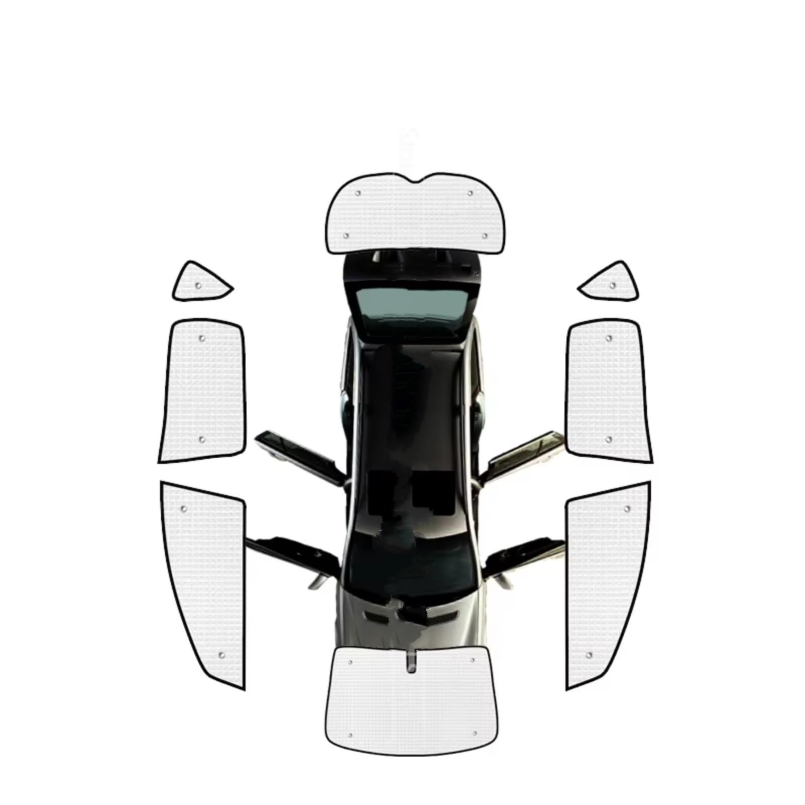 Frontscheibenabdeckung Für Nissan Für Murano Z51 2009~2014 2010 2011 2012 Autofenster Windschutzscheiben-Sonnenschutz UV-Schutzreflektor Sonnenschutz Autovisier Sonnenschutz Auto(All Sunshades) von Qsnfda