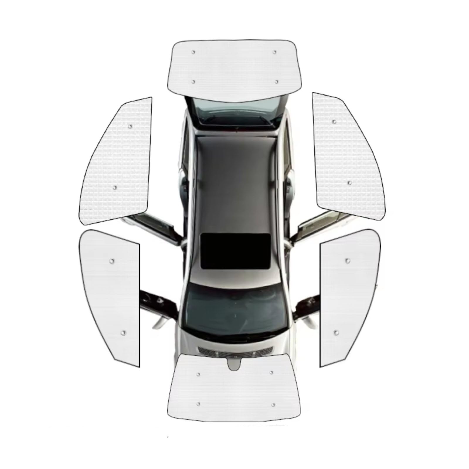 Frontscheibenabdeckung Für Skoda Für Octavia 3 MK3 5E Für Limousine Für Kombi 2013~2019 Auto Windschutzscheibe Sonnenschutz Sonnenschutz UV-Schutz Visier Sonnenschutz Auto(All Sunshades) von Qsnfda