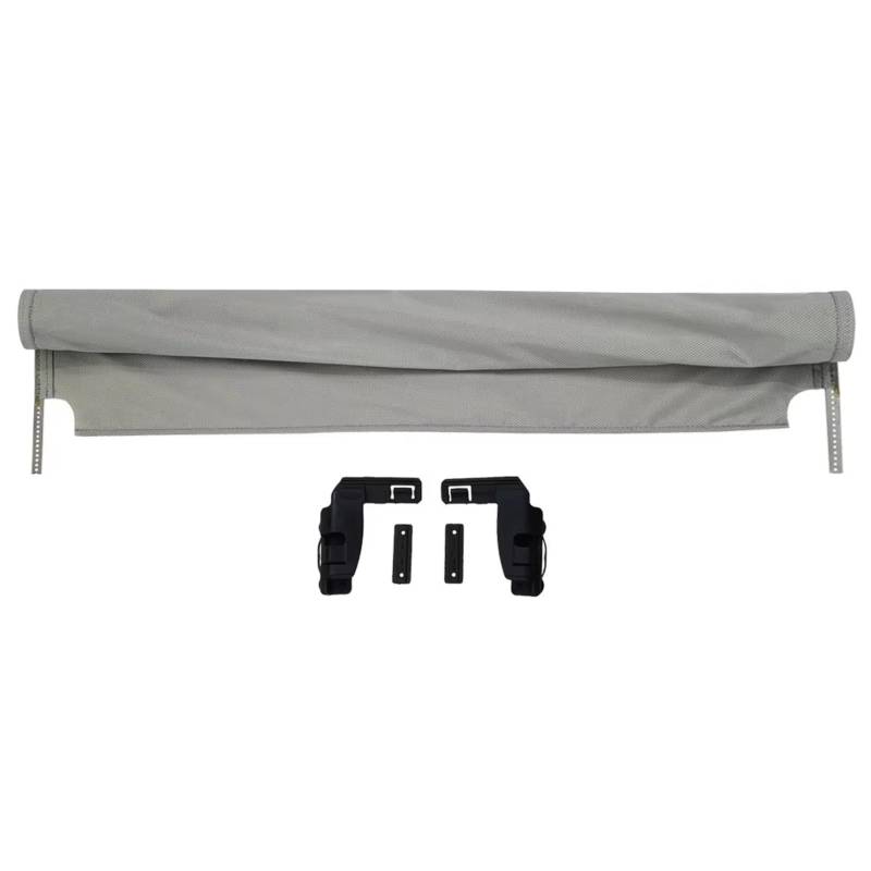 Frontscheibenabdeckung Für Suzuki Für Vitara 2017 2018 2019 2020 2021 2022 2023 Auto Panorama Schiebedach Sonnenschirm Vorhang Rollo Sonnenschutz Auto(Gray with Clips) von Qsnfda