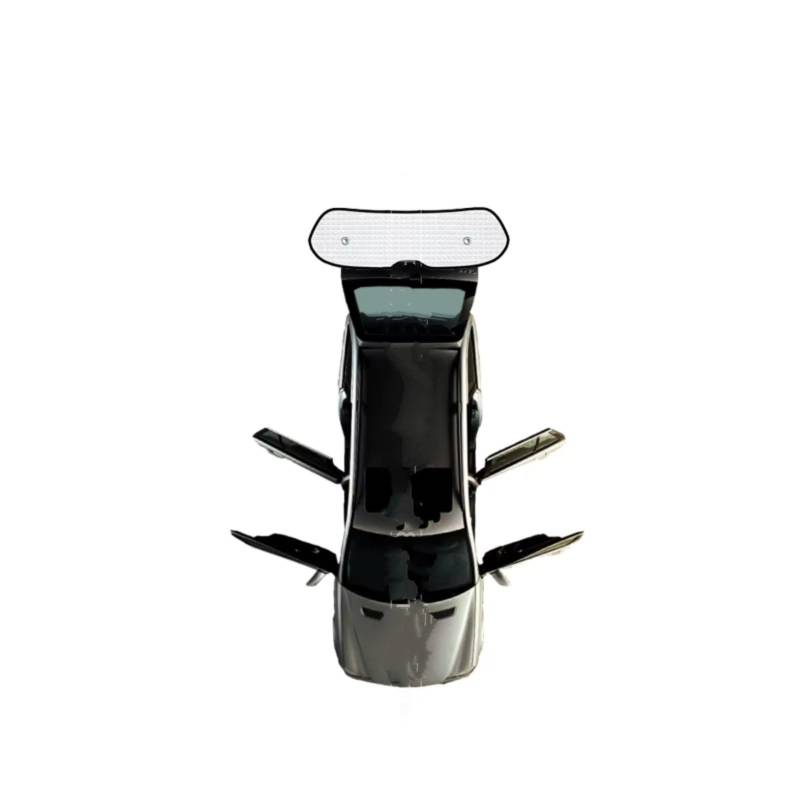 Frontscheibenabdeckung Für Toyota Für Rav4 XA40 2013~2018 2014 Anti-UV-Auto-Sonnenschutzfenster-Sonnenschutzabdeckung Auto-Volldeckungs-Sonnenschirme Sonnenschutz Auto(Rear Windshield) von Qsnfda