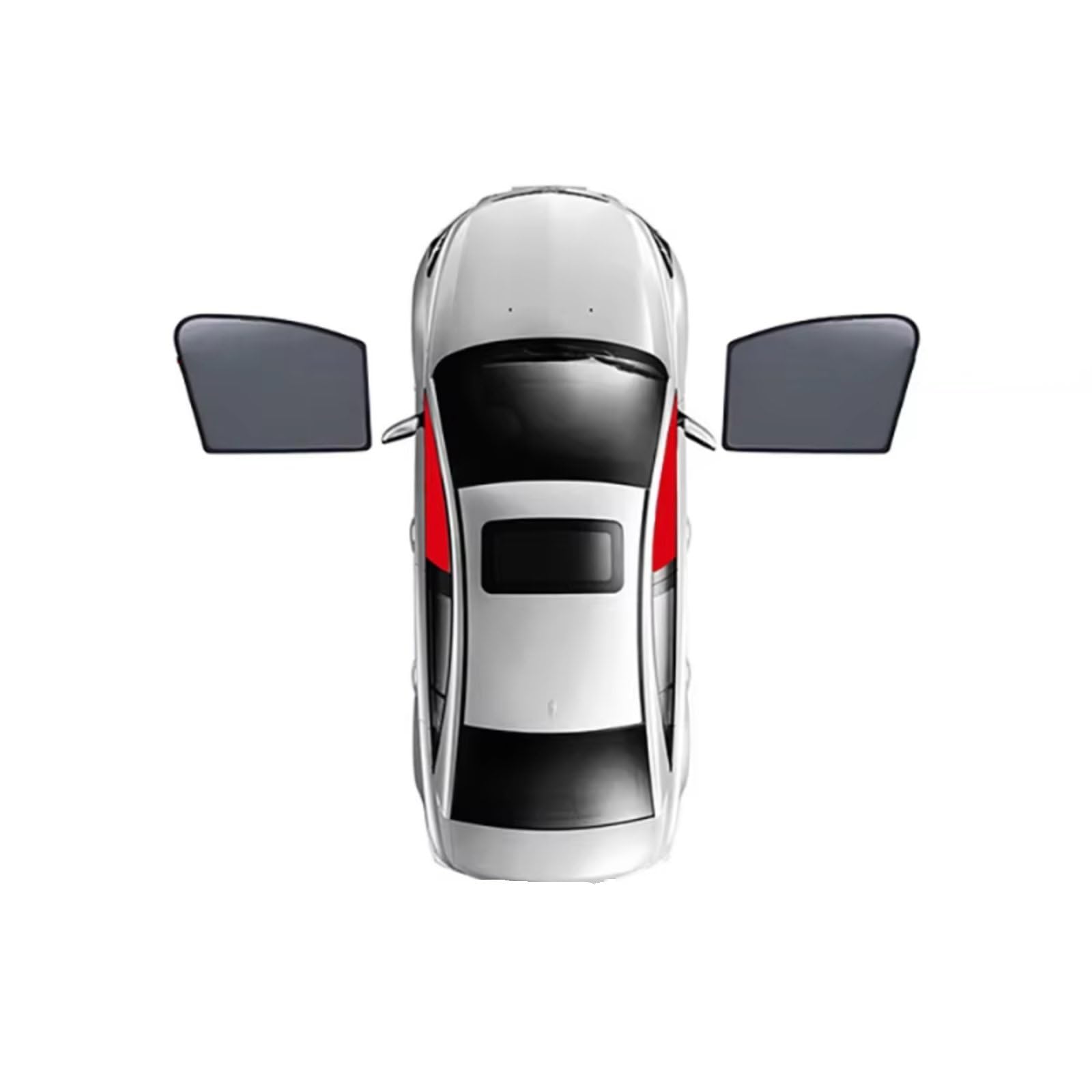 Frontscheibenabdeckung Für X6 E71 E72 2007-2014 Magenetic Auto Sonnenschutz Schild Frontscheibe Vorhang Abdeckung Hinten Seite Fenster Sonnenschutz Visier Sonnenschutz Auto(2 x Front) von Qsnfda