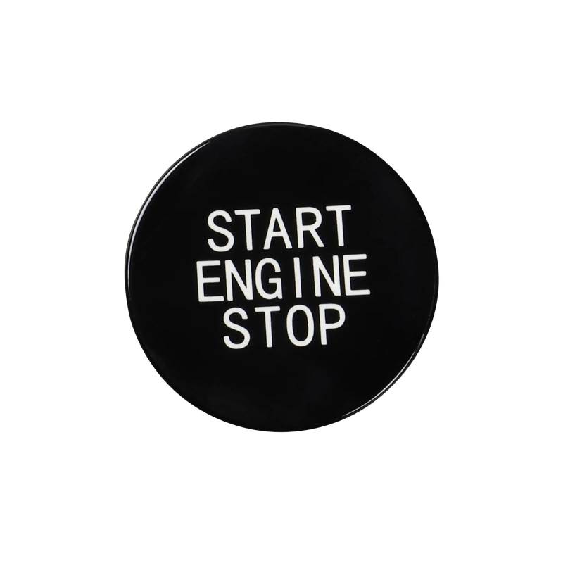 Innenzubehör Für 1 2 3 4 8 X5 X6 X7 Z4 Serie F40 F44 G20 G22 G14 G05 G06 G29 auto Motor Start Stop Schalter Taste Aufkleber Innen Trim Zubehör Innenraum(Schwarz) von Qsnfda