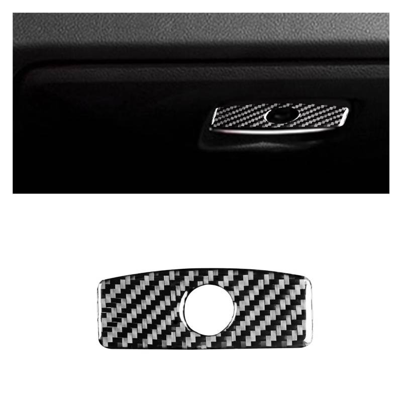 Innenzubehör Für 1 Serie E81 E82 E87 E88 2008-2013 Carbon Faser Aufkleber Handschuh Box Griff Trim Auto Styling dekoration Zubehör Innenraum von Qsnfda
