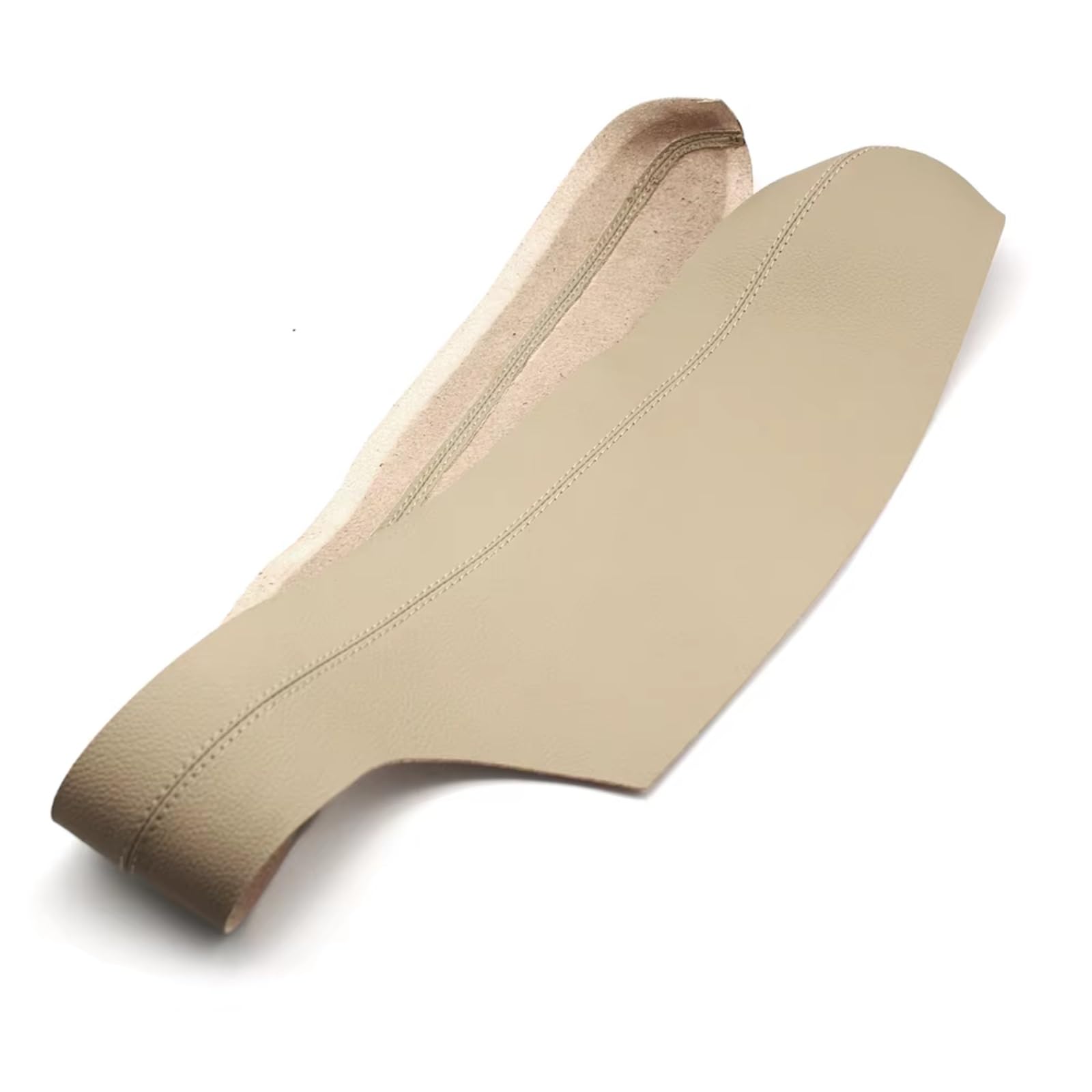 Innenzubehör Für 3 Serie E90 E91 Innen Auto Tür Armlehne Panel Abdeckung Trim Inneren Mikrofaser Leder Griff Pull Abdeckung Zubehör Innenraum(Front driver Beige) von Qsnfda