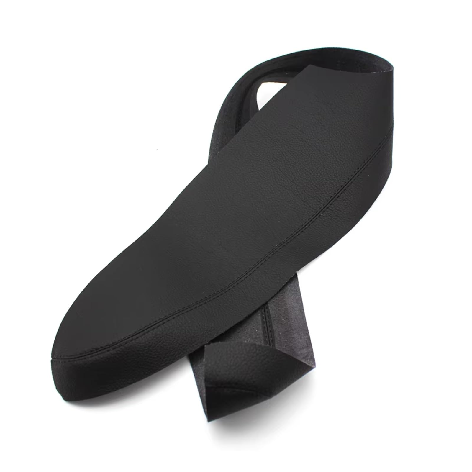 Innenzubehör Für 3 Serie E90 E91 Innen Auto Tür Armlehne Panel Abdeckung Trim Inneren Mikrofaser Leder Griff Pull Abdeckung Zubehör Innenraum(Front driver Black) von Qsnfda