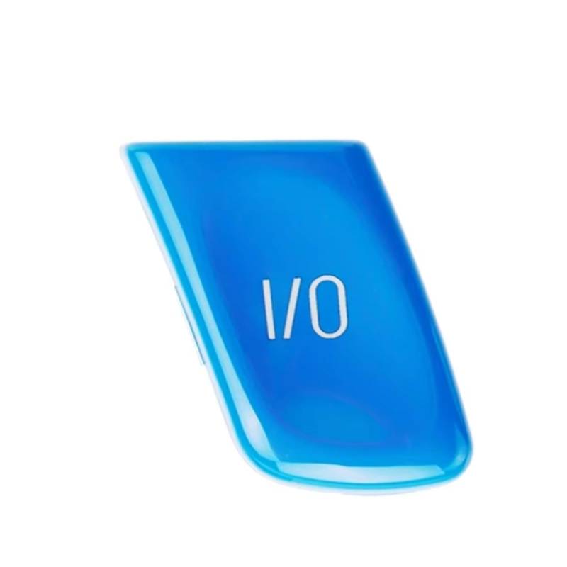 Innenzubehör Für 3 Serie M3 E46 1998-2004 Auto Lenkrad Bewegung Modus IO Push-Taste Schalter Taste Abdeckung Zubehör Innenraum(Blue) von Qsnfda